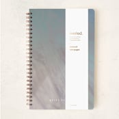 "low tide" - Notebook in Ocean Mist by Eric Clegg - Wrap