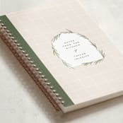"Rosemary" - Notebook in Oregano by Owl and Toad - Binding Detail