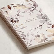 "Free Falling" - Notebook in Dry Flowers by Petra Kern - Binding Detail