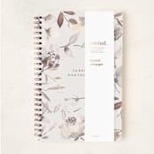 "Free Falling" - Notebook in Dry Flowers by Petra Kern - Wrap