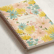 "Sophia" - Notebook in Salmon by Vera Lim - Binding Detail