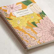 "Old Florida" - Notebook in Creamsicle by Erika Firm - Binding Detail