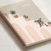 "Palace Garden" - Notebook in Blush by Iveta Angelova - Binding Detail