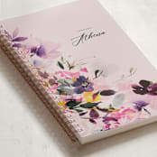 "botanique" - Notebook in Burnt Rose by Lori Wemple - Binding Detail
