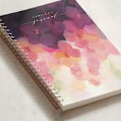 "peach blossom" - Notebook in Peach by Holly Whitcomb - Binding Detail