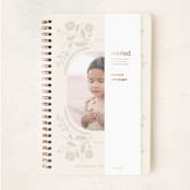 "Wild Flower Folk" - Notebook in Cream & Mist by Bridget Kirsten Camden - Wrap