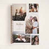 "Favorites" - Notebook in Cream by Angela Garrick - Front