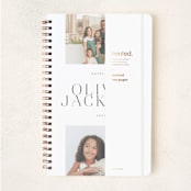 "Notes of" - Notebook in Onyx by Hudson meet Rose - Wrap