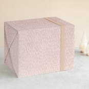 "Roseate" - Wrapping Paper in Blush by Marabou Design - Front
