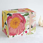 "Market Fresh" - Wrapping Paper in Citrus by Susan Moyal - Front