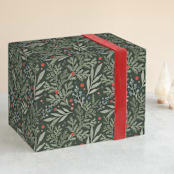 "Evergreens" - Wrapping Paper in Evergreen by Kristen Smith - Front