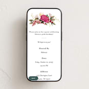 "Lush" - Online Birthday Invitations in Magenta by Susan Moyal - Mobile layout