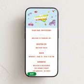 "90s Throwback" - Online Birthday Invitations in Pool by Sherley Ferreira - Mobile layout