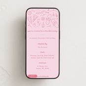 "slumber party" - Online Birthday Invitations in Petal by clearlytangled studio - Mobile layout