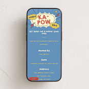 "Pop Art Party" - Online Birthday Invitations in Comic Pop by Vera Lim - Mobile layout