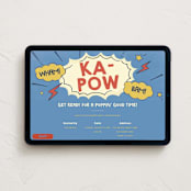"Pop Art Party" - Online Birthday Invitations in Comic Pop by Vera Lim - Desktop layout