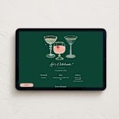 "Crystal Cocktails" - Online Birthday Invitations in Forest by raven erebus - Desktop layout
