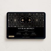 "You're so Art Deco" - Online Birthday Invitations in Midnight by Zani van Zyl - Desktop layout