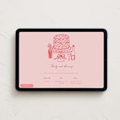 "thriving party" - Online Birthday Invitations in Rosebud by Creo Study - Desktop layout