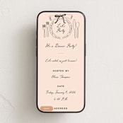 "Just Because" - Online Dinner and Cocktail Party Invitations in Petal by Jennifer Lew - Mobile layout