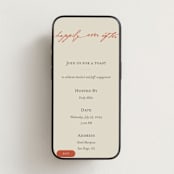 "Happily Ever After" - Online Engagement Party Invitations in Verona by Stephanie Heinrich Godbout - Mobile layout