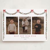 "Joyful Holly" - Holiday Cards in Peppermint by Susan Moyal - Front