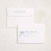 "Wildflower Holiday ribbon" - Holiday Cards in Blueberry by Jackie Crawford - FREE Recipient Addressing