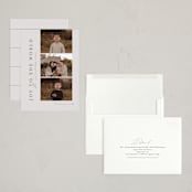 "Joyous Trio" - Holiday Cards in Cobblestone by Nicole Walsh - Assembled