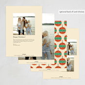 "Cozy Kitten" - Holiday Cards in Christmas by Kimberly Morgan - Back of Card Options