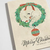 "Cozy Kitten" - Holiday Cards in Christmas by Kimberly Morgan - Detail