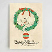 "Cozy Kitten" - Holiday Cards in Christmas by Kimberly Morgan - Full Design