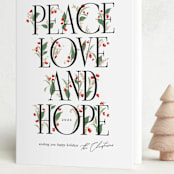 "Traditional" - Holiday Cards in Snowfall by Erin L. Wilson - Folded Card