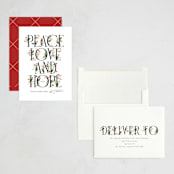 "Traditional" - Holiday Cards in Snowfall by Erin L. Wilson - Assembled