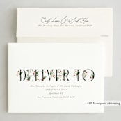 "Traditional" - Holiday Cards in Snowfall by Erin L. Wilson - FREE Recipient Addressing