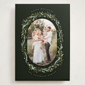 "Juniper Garland" - Holiday Cards in Juniper Berry by Erin L. Wilson - Front