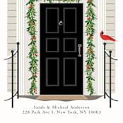 "From our home to yours" - Holiday Cards in Midnight by Susan Moyal - Detail