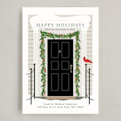"From our home to yours" - Holiday Cards in Midnight by Susan Moyal - Full Design