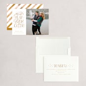 "New Year Let's Cheer!" - Holiday Cards in Champagne by Erin German - Assembled