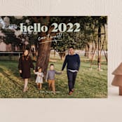 "can't wait 2021" - Holiday Cards in Pear by Aspacia Kusulas - Front