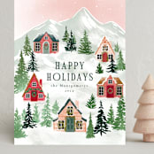 "Mountaineer" - Holiday Cards in Dawn by Petra Kern - Front