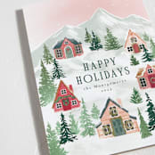 "Mountaineer" - Holiday Cards in Dawn by Petra Kern - Detail