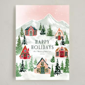 "Mountaineer" - Holiday Cards in Dawn by Petra Kern - Full Design
