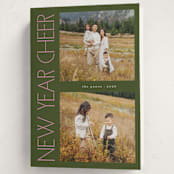"sideways" - Holiday Cards in Fern by Lindsay Megahed - Folded Card