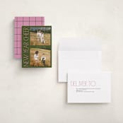 "sideways" - Holiday Cards in Fern by Lindsay Megahed - Assembled