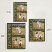 "sideways" - Holiday Cards in Fern by Lindsay Megahed - Formats Available