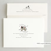 "Holiday Village" - Holiday Cards in Snicker Doodle by Cindy Reynolds - FREE Recipient Addressing