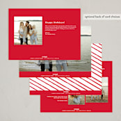 "Signed" - Holiday Cards in Holly Berry by AK Graphics - Back of Card Options