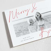 "Signed" - Holiday Cards in Holly Berry by AK Graphics - Detail
