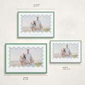 "Party Squiggle" - Holiday Cards in Spearmint by Blustery August - Formats Available