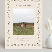 "Framed by Holly" - Holiday Cards in Vintage Holiday by Poised Avenue - Front